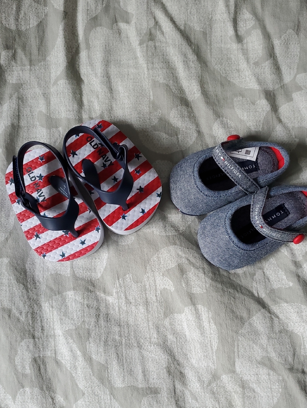 Red White And Blue Infant Girl Shoes